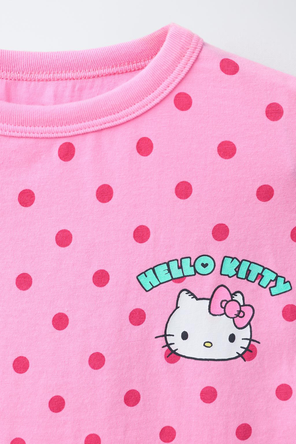ФУТБОЛКА В ГОРОШЕК И СЕРФИНГ HELLO KITTY ©