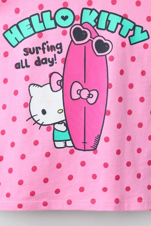 Футболка в горошек и серфинг Hello Kitty ©- Заказать в России
