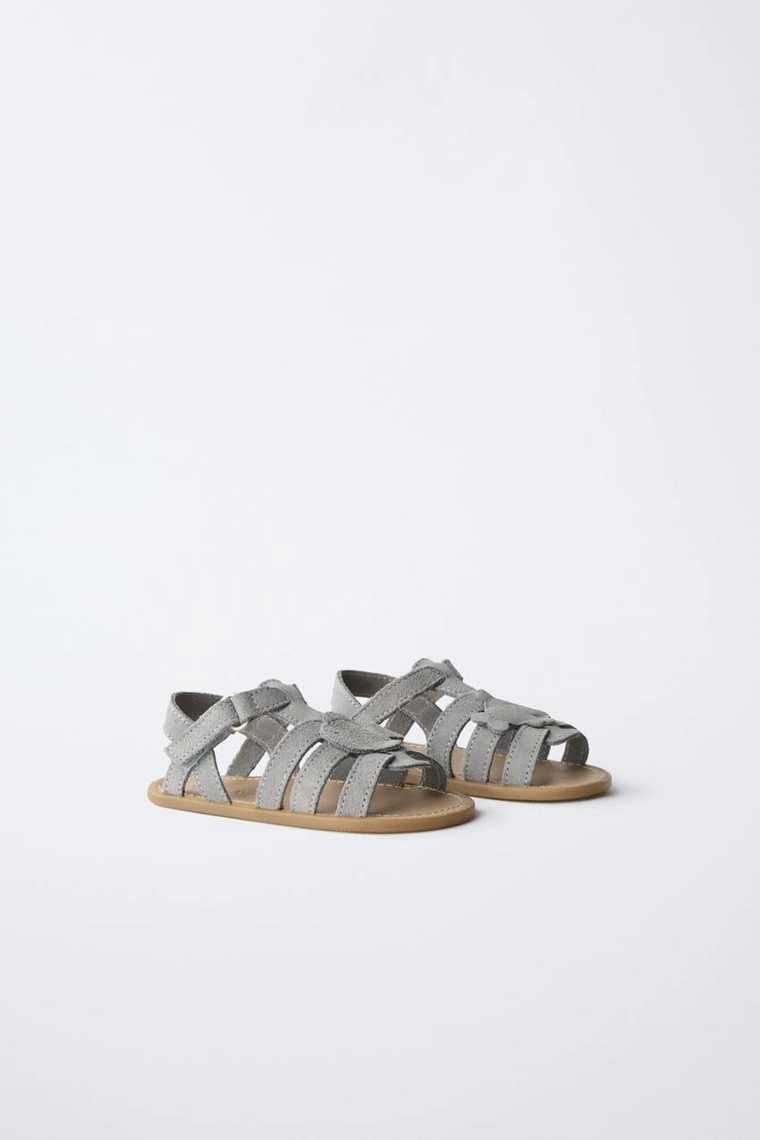 Кожаные сандалии fish barefoot