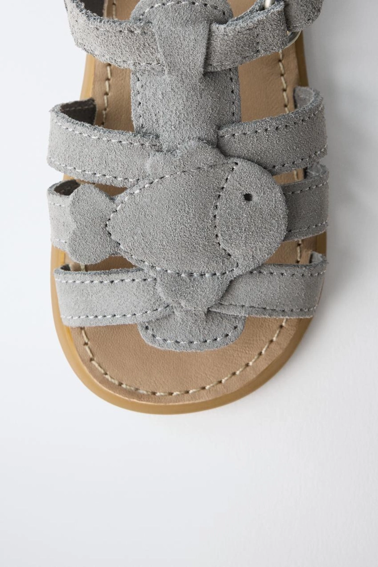 Кожаные сандалии fish barefoot