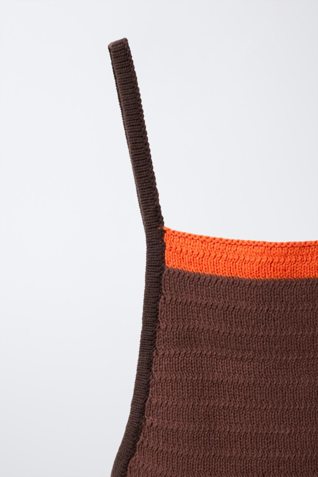 ТОП ИЗ КРУЖЕВА КРОШЕ В КОНТРАСТНУЮ ПОЛОСКУ