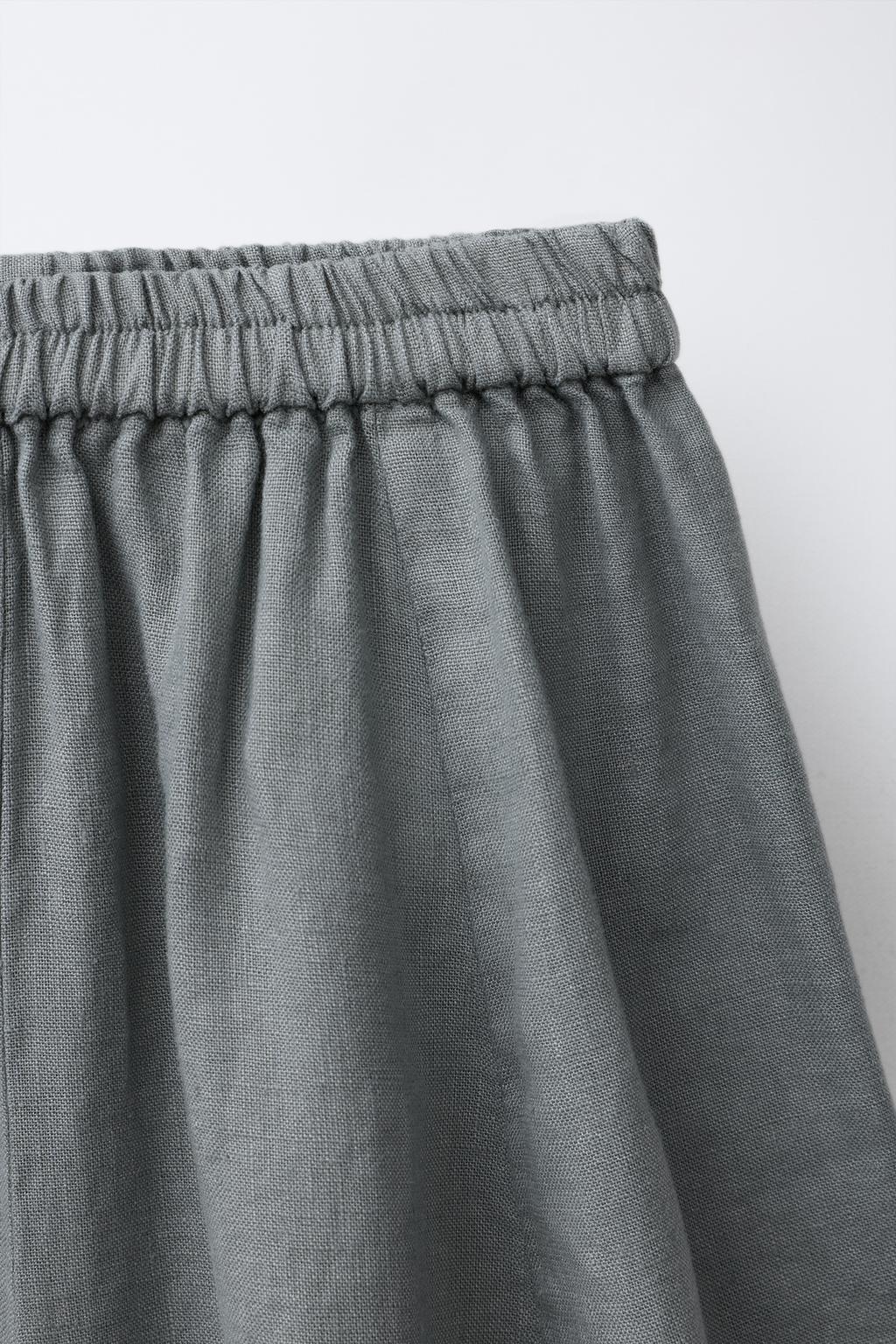 БРЮКИ BALLOON ИЗ 100% ЛЬНА