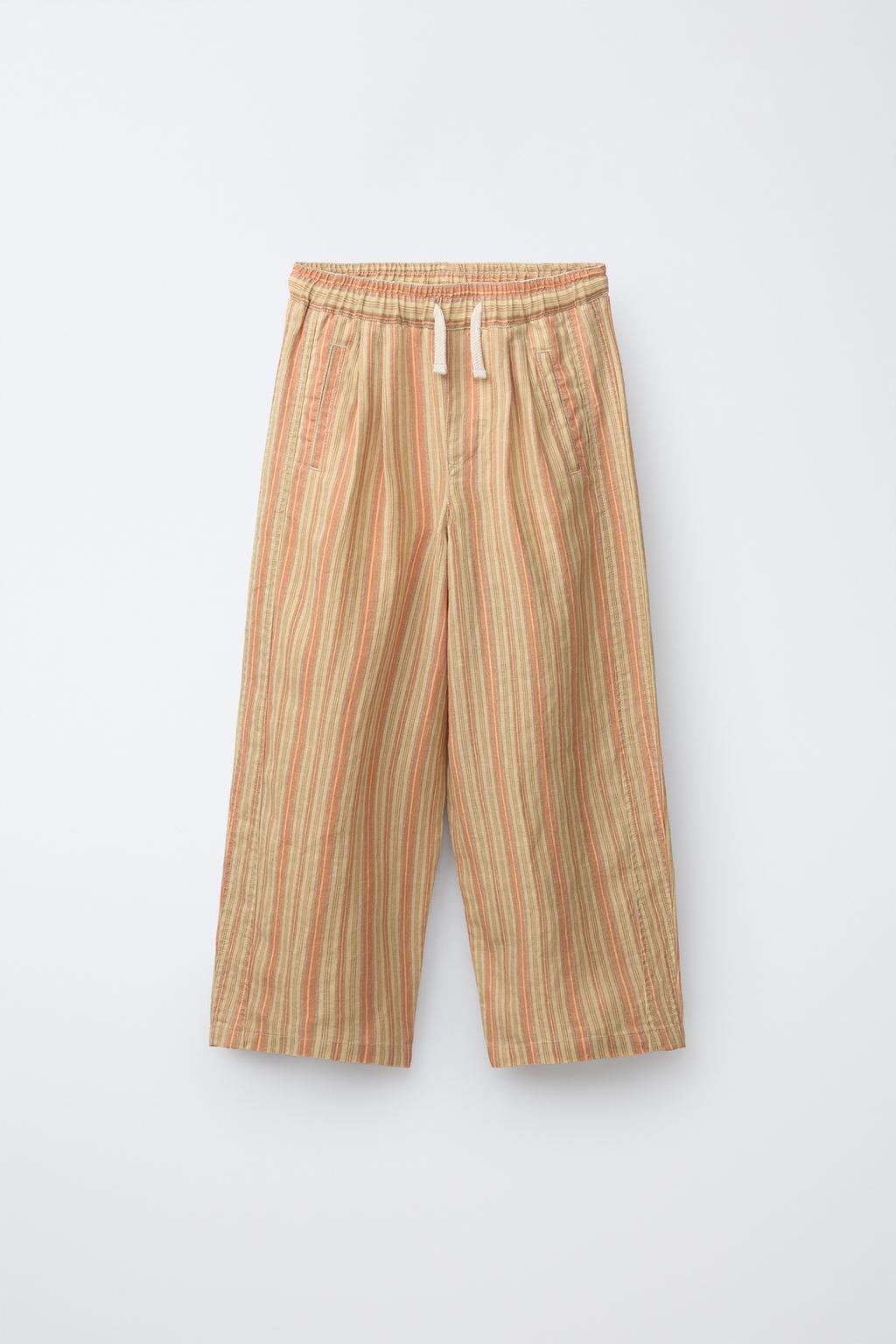 БРЮКИ RELAXED FIT В ПОЛОСКУ