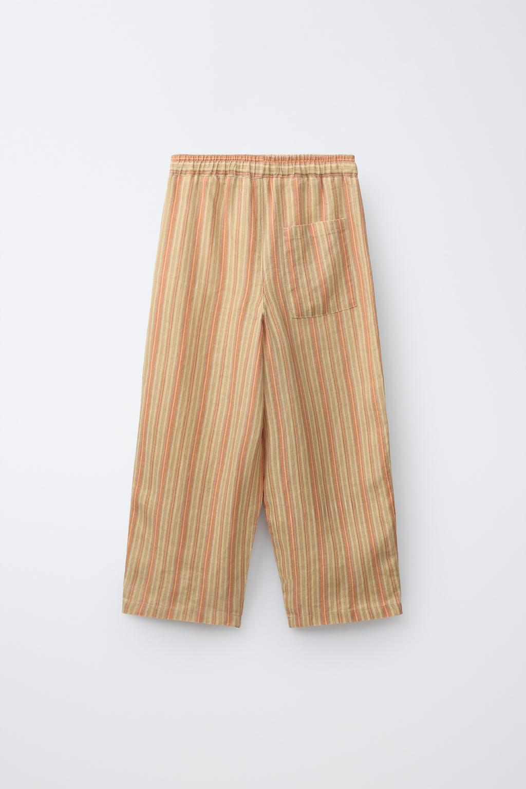 БРЮКИ RELAXED FIT В ПОЛОСКУ