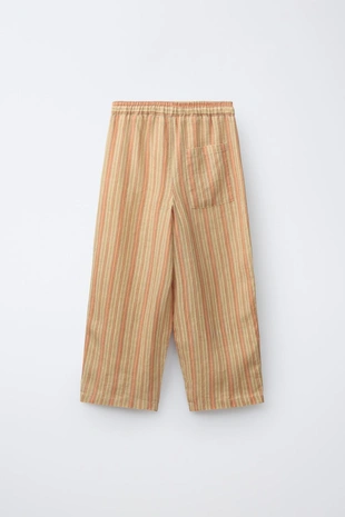 Брюки Relaxed Fit в полоску- Заказать в России