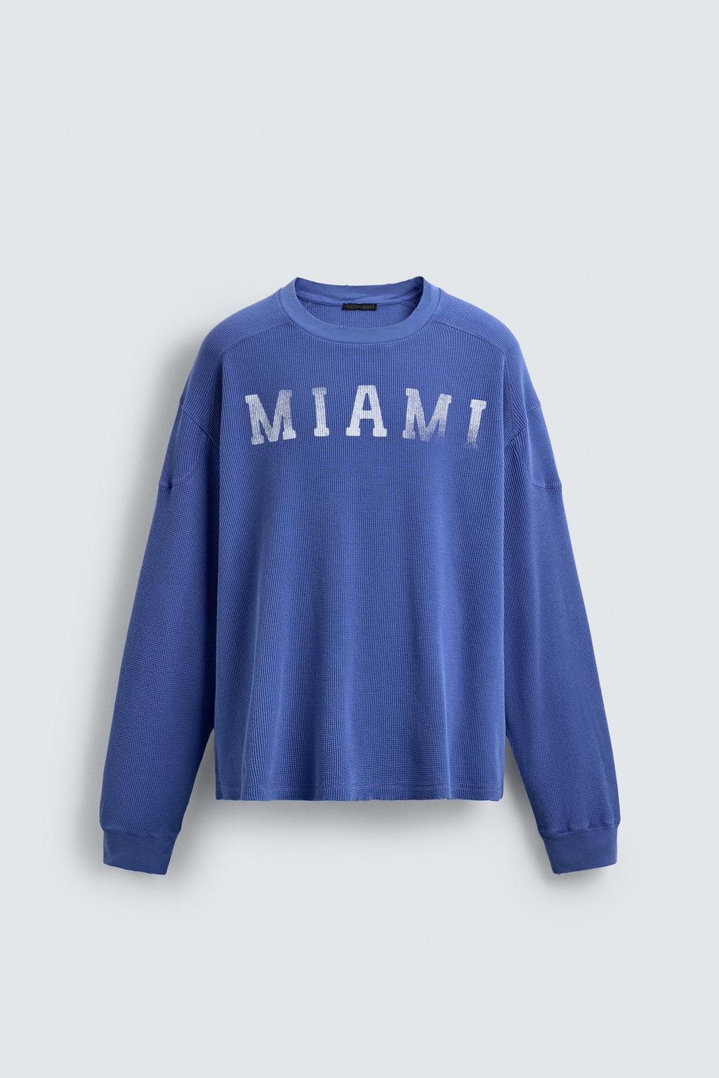 ФУТБОЛКА ВАФЕЛЬНОГО ПЕРЕПЛЕТЕНИЯ MIAMI