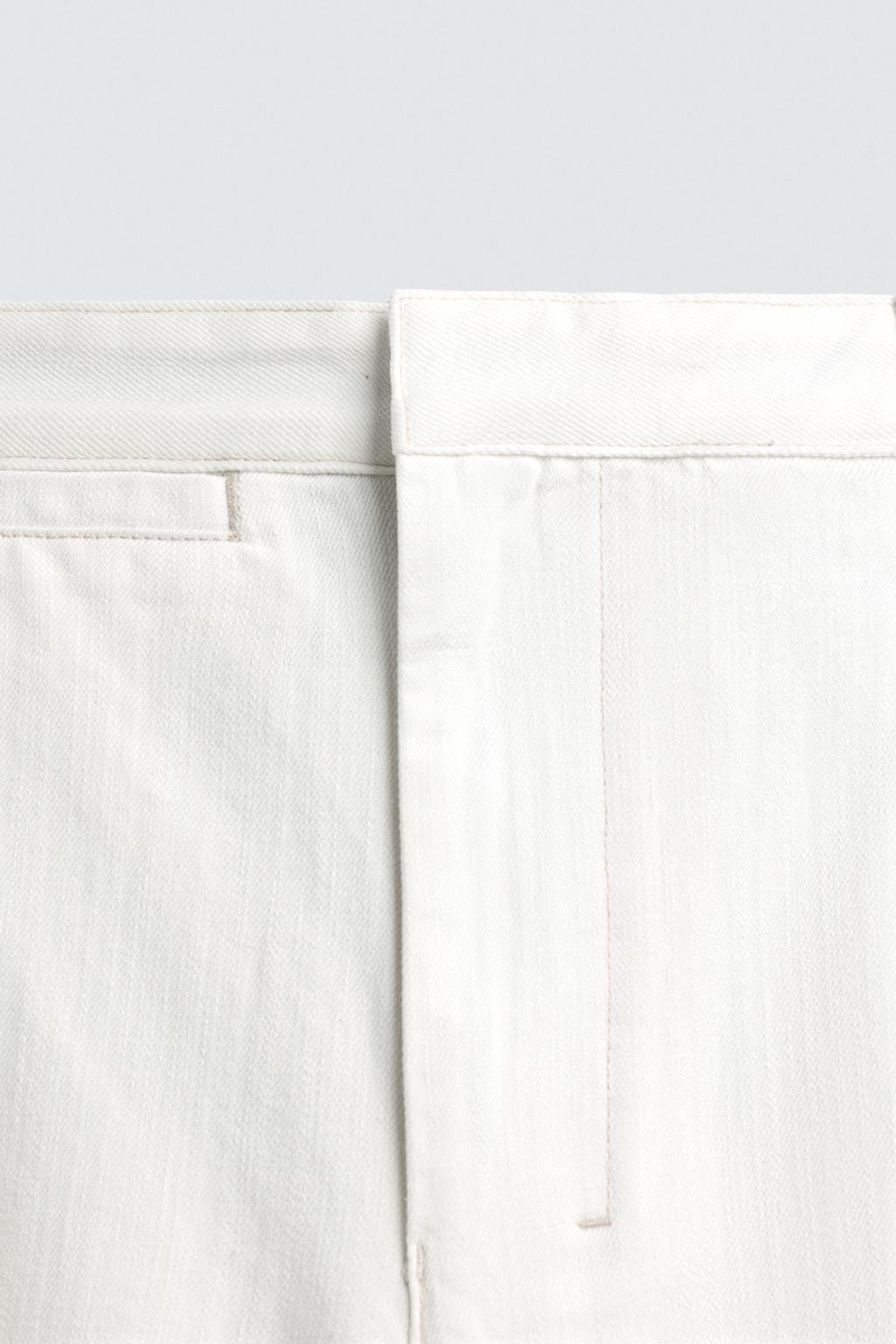 ДЖИНСЫ ЧИНОС BARREL FIT СО СКЛАДКАМИ
