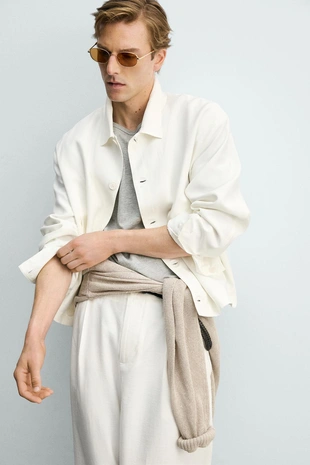 Свободная куртка-рубашка Boxy Fit- Заказать в России