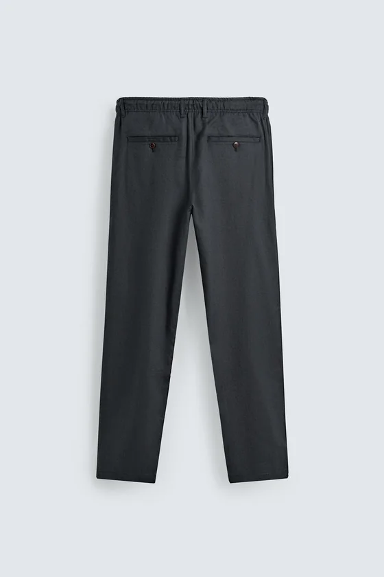 БРЮКИ  ИЗ ХЛОПКА И ЛЬНА