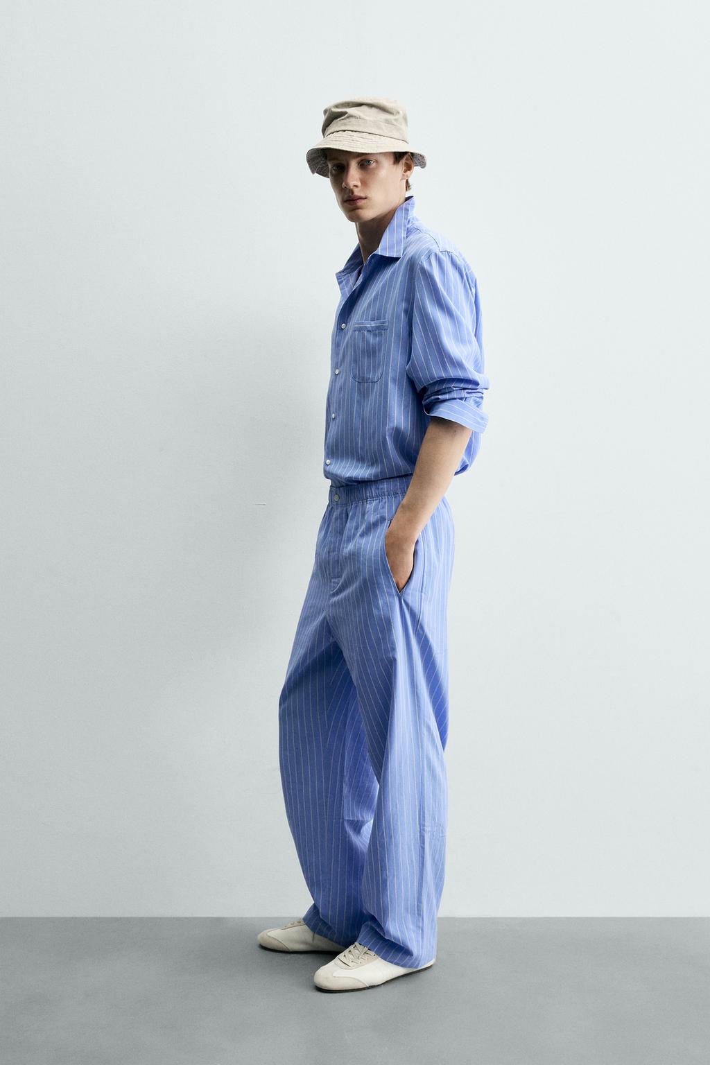 БРЮКИ REGULAR FIT В ПОЛОСКУ