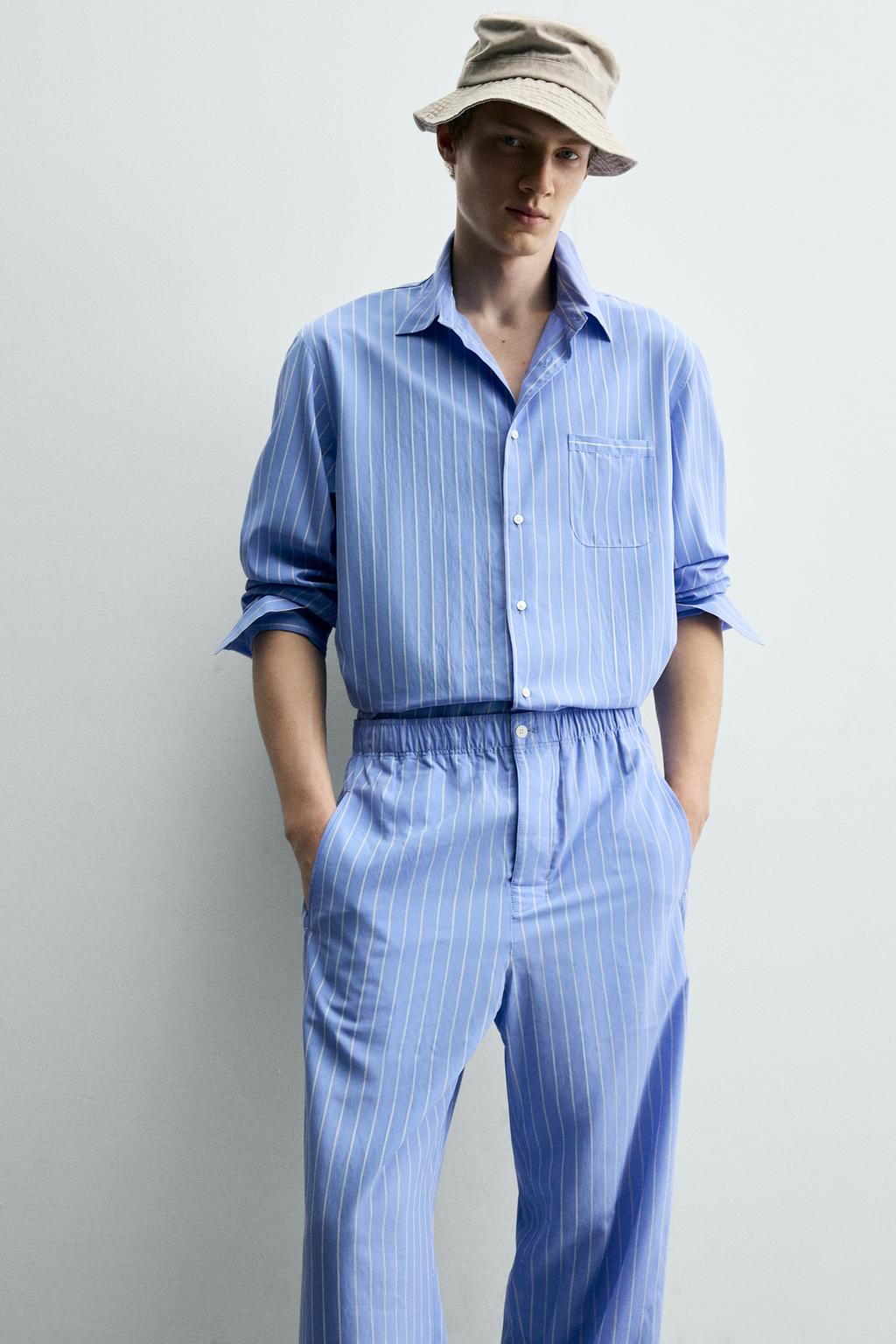 БРЮКИ REGULAR FIT В ПОЛОСКУ