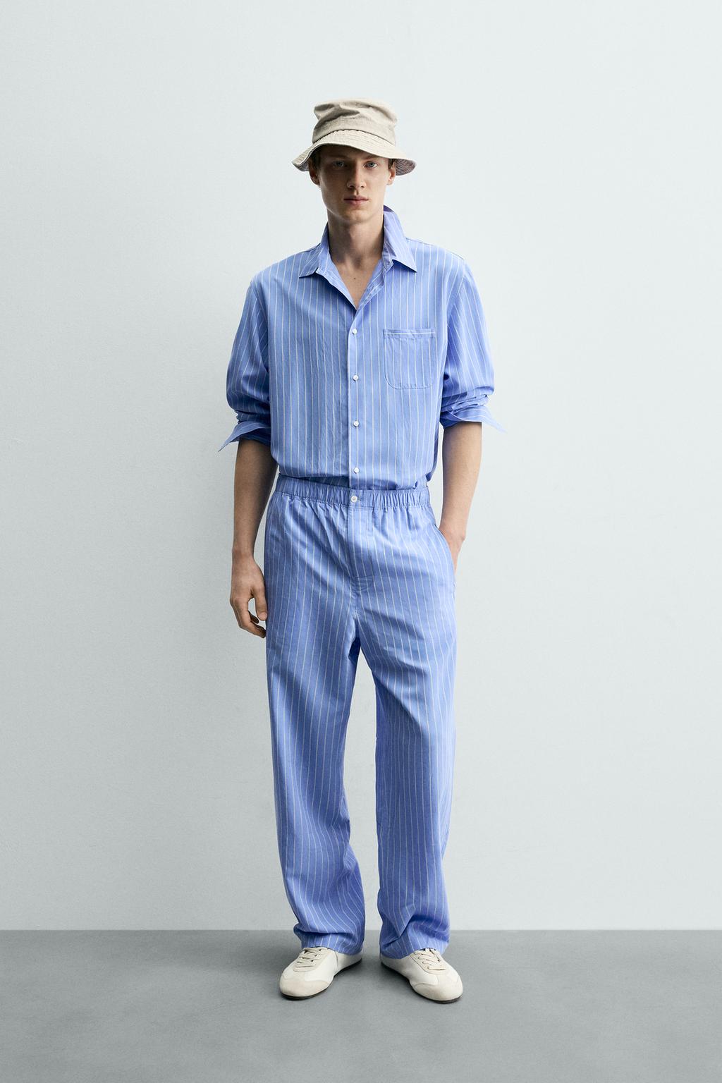 БРЮКИ REGULAR FIT В ПОЛОСКУ