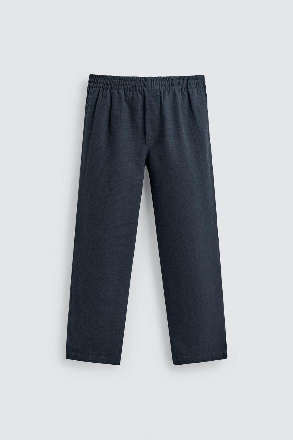 БРЮКИ RELAXED FIT В ЕЛОЧКУ