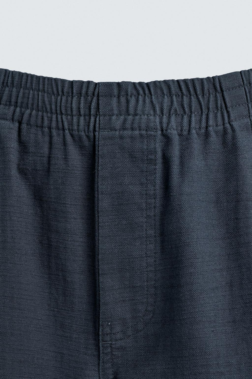 БРЮКИ RELAXED FIT В ЕЛОЧКУ