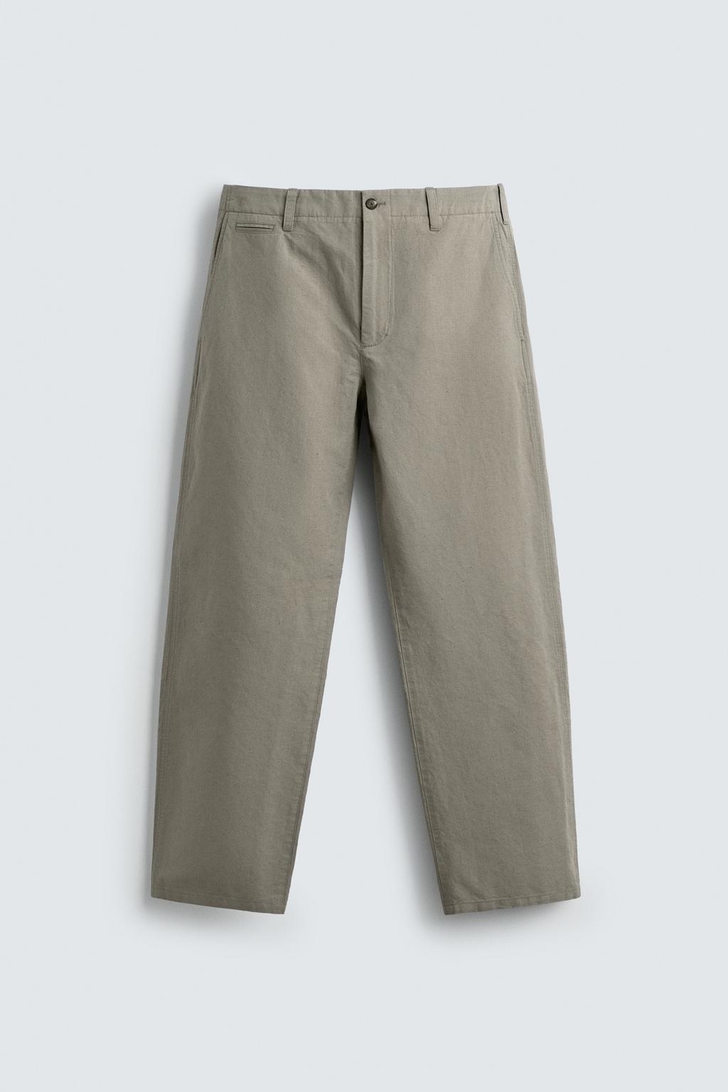БРЮКИ RELAXED FIT С ХЛЯСТИКОМ