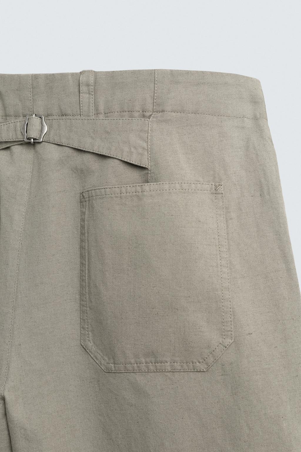 БРЮКИ RELAXED FIT С ХЛЯСТИКОМ