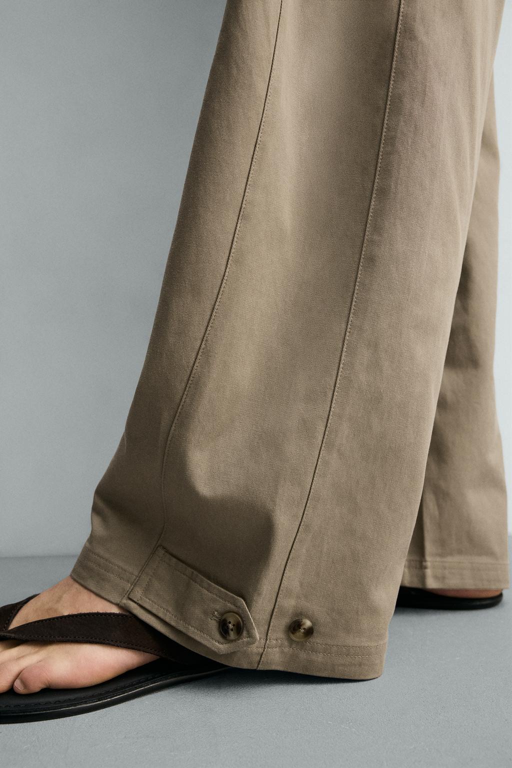 БРЮКИ RELAXED FIT С РЕГУЛИРУЕМЫМ НИЗОМ