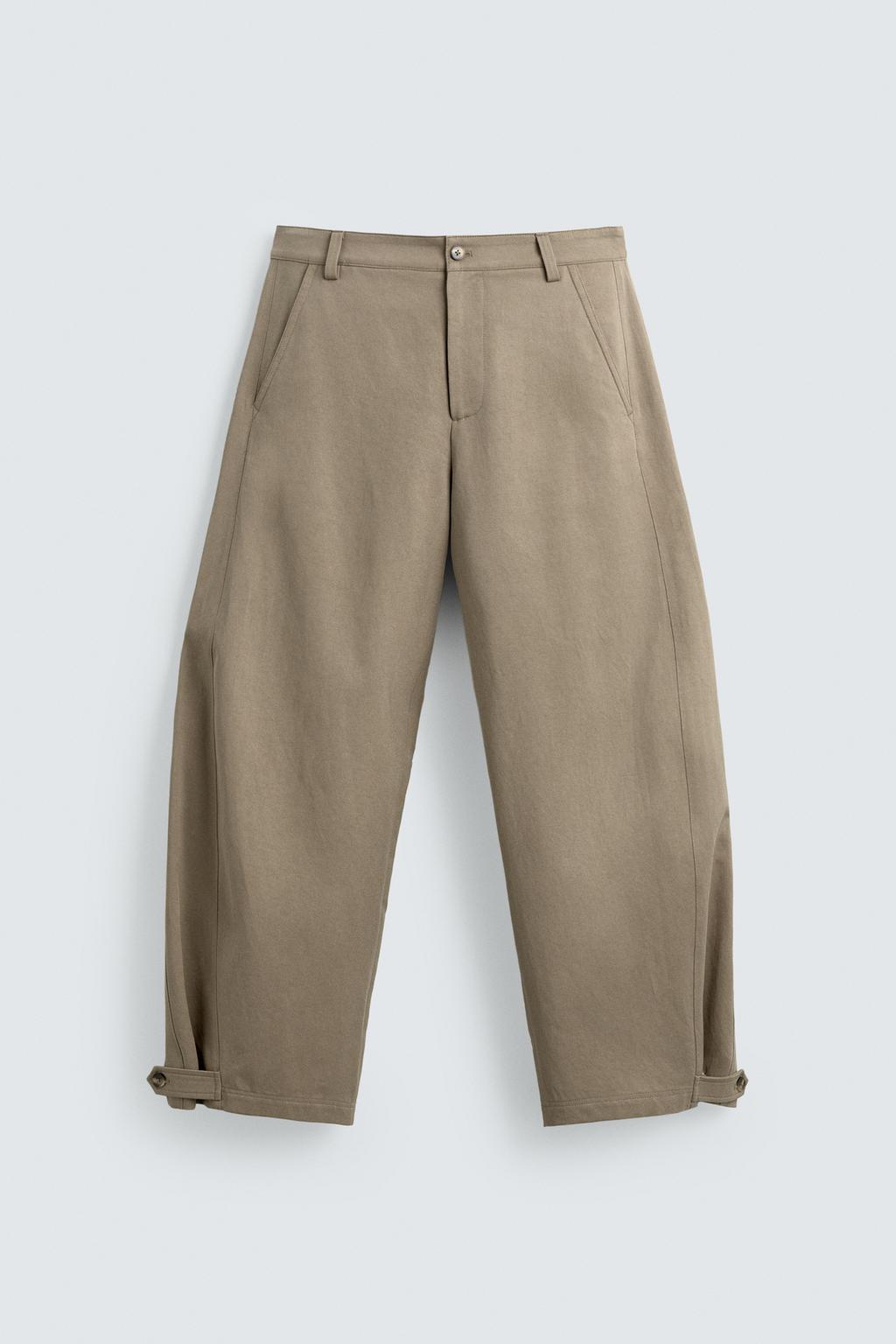 БРЮКИ RELAXED FIT С РЕГУЛИРУЕМЫМ НИЗОМ