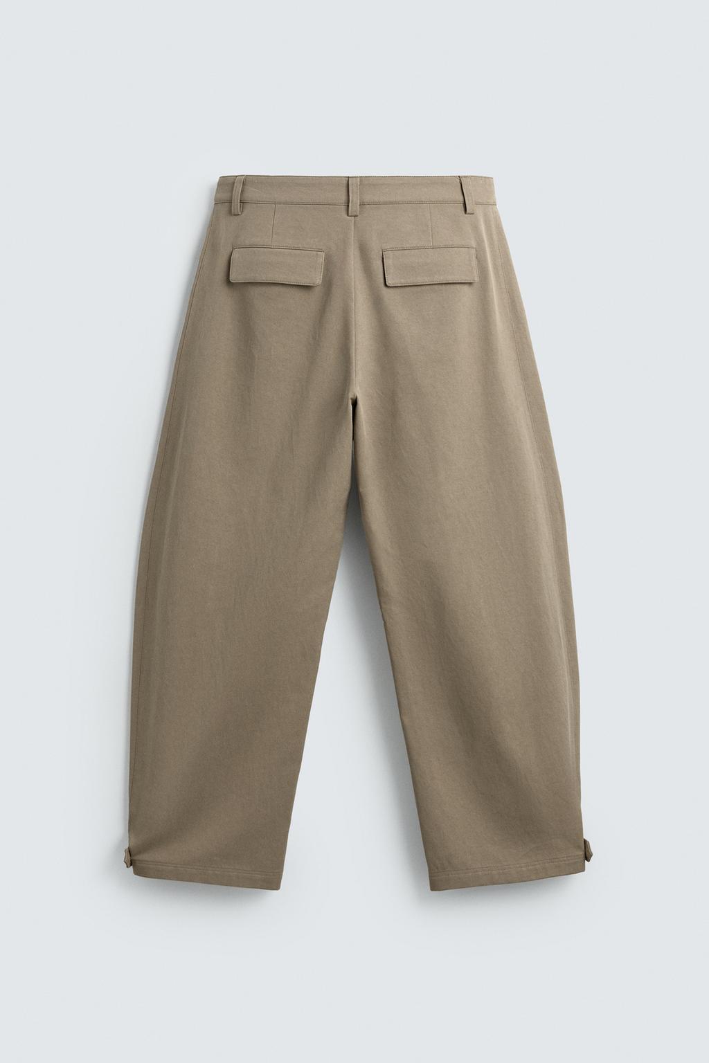 БРЮКИ RELAXED FIT С РЕГУЛИРУЕМЫМ НИЗОМ