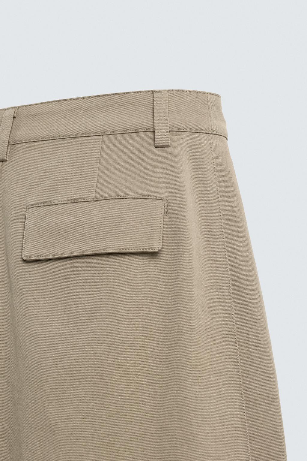 БРЮКИ RELAXED FIT С РЕГУЛИРУЕМЫМ НИЗОМ
