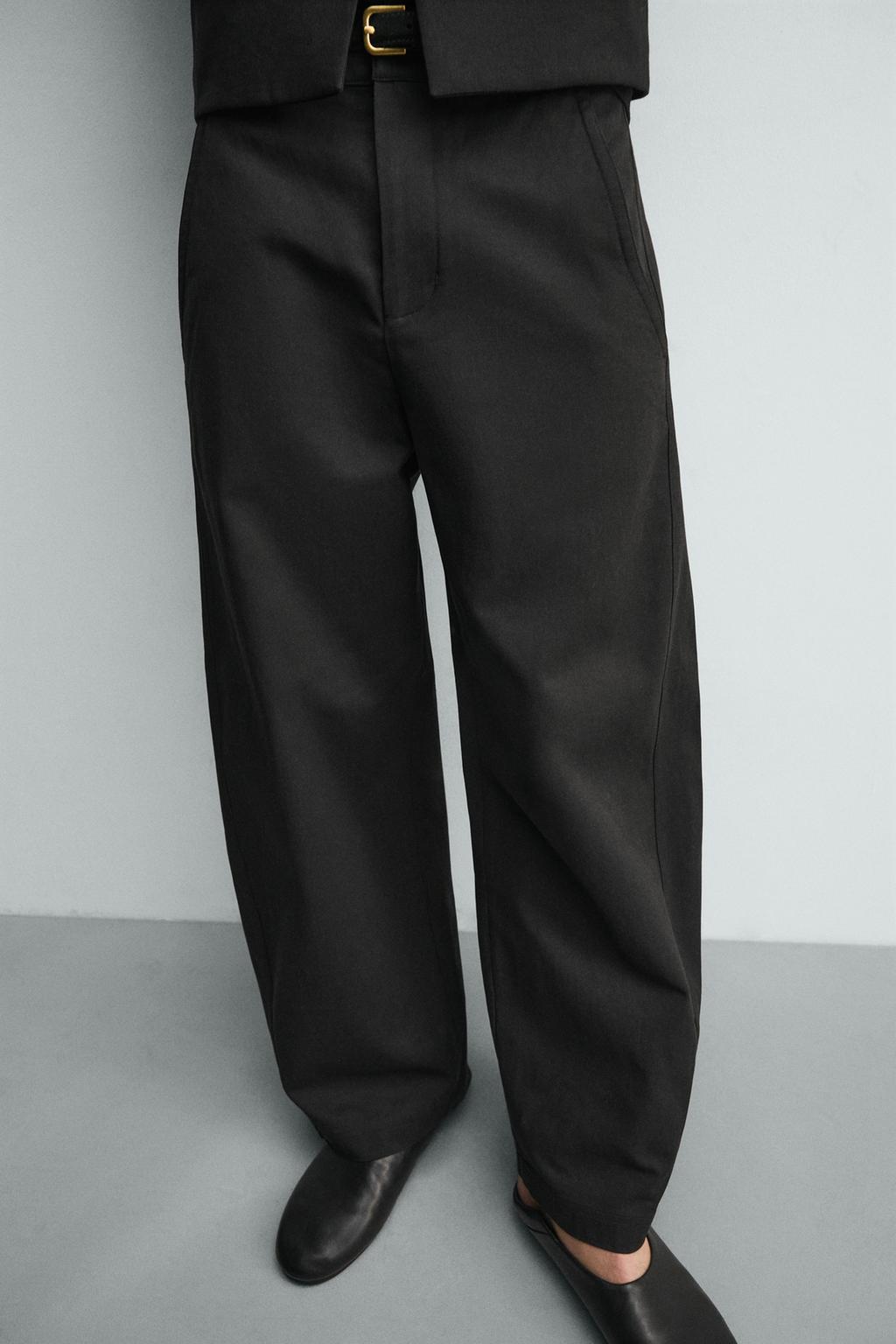 БРЮКИ RELAXED FIT С РЕГУЛИРУЕМЫМ НИЗОМ