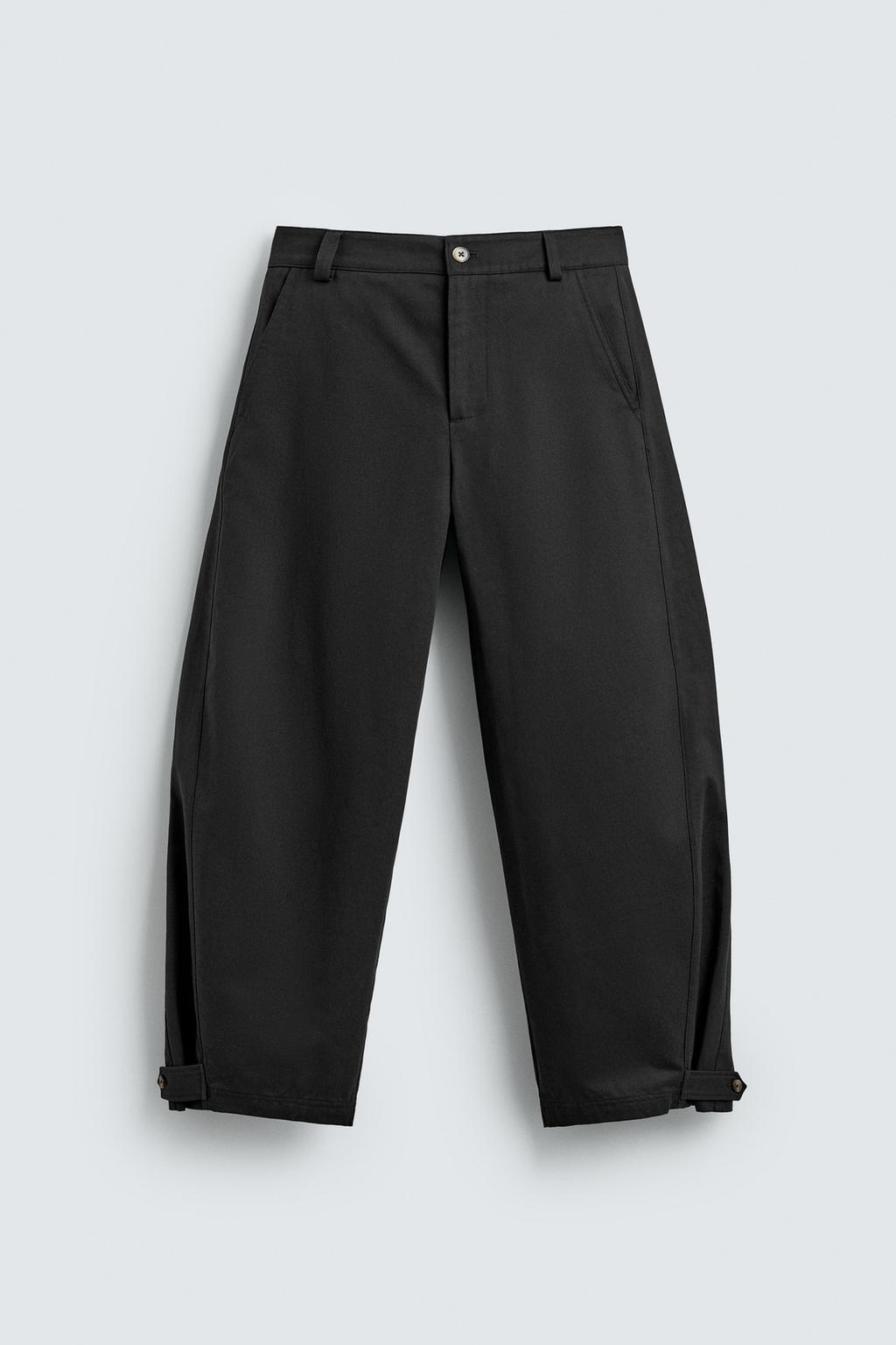 БРЮКИ RELAXED FIT С РЕГУЛИРУЕМЫМ НИЗОМ