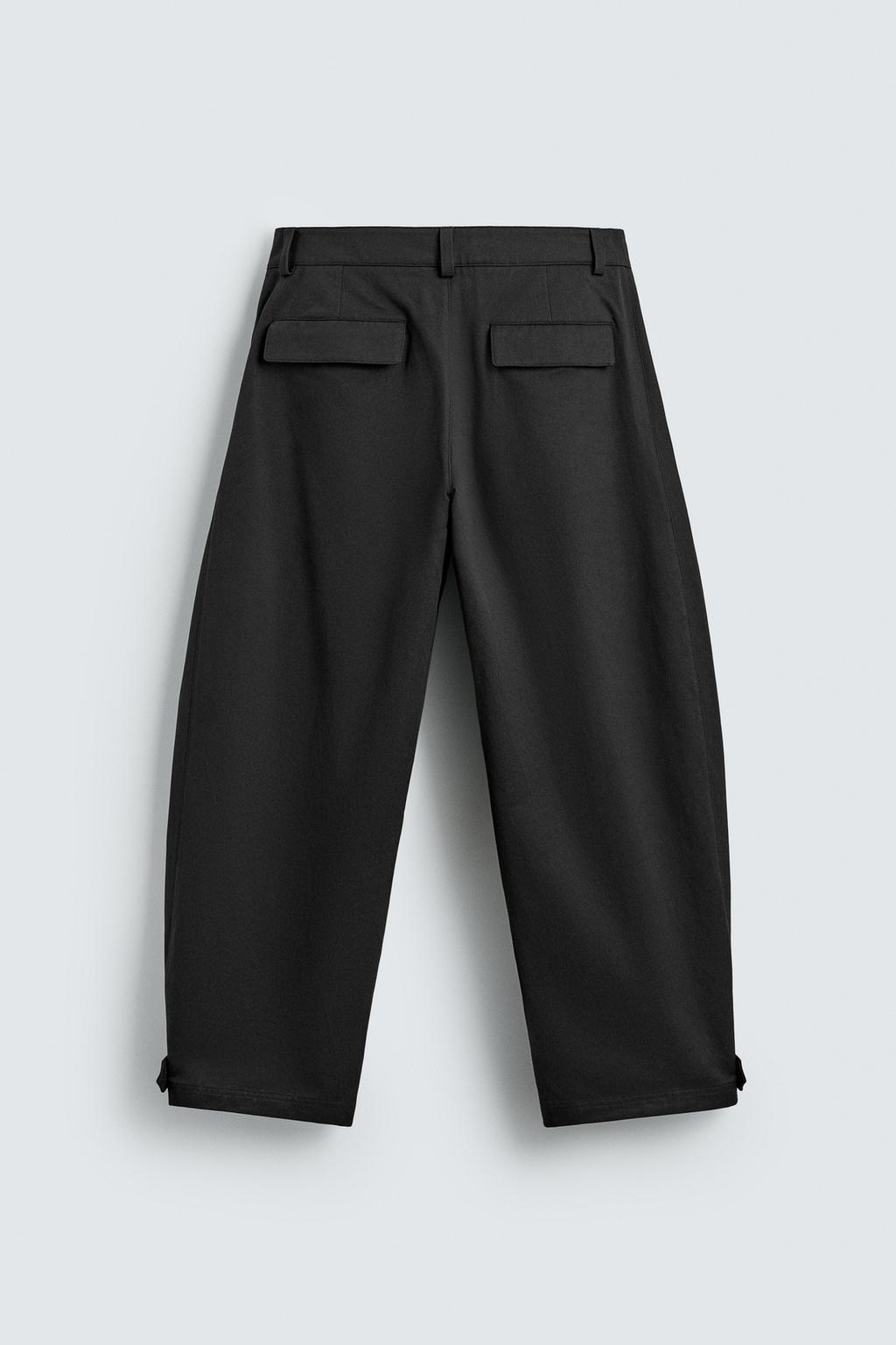 БРЮКИ RELAXED FIT С РЕГУЛИРУЕМЫМ НИЗОМ