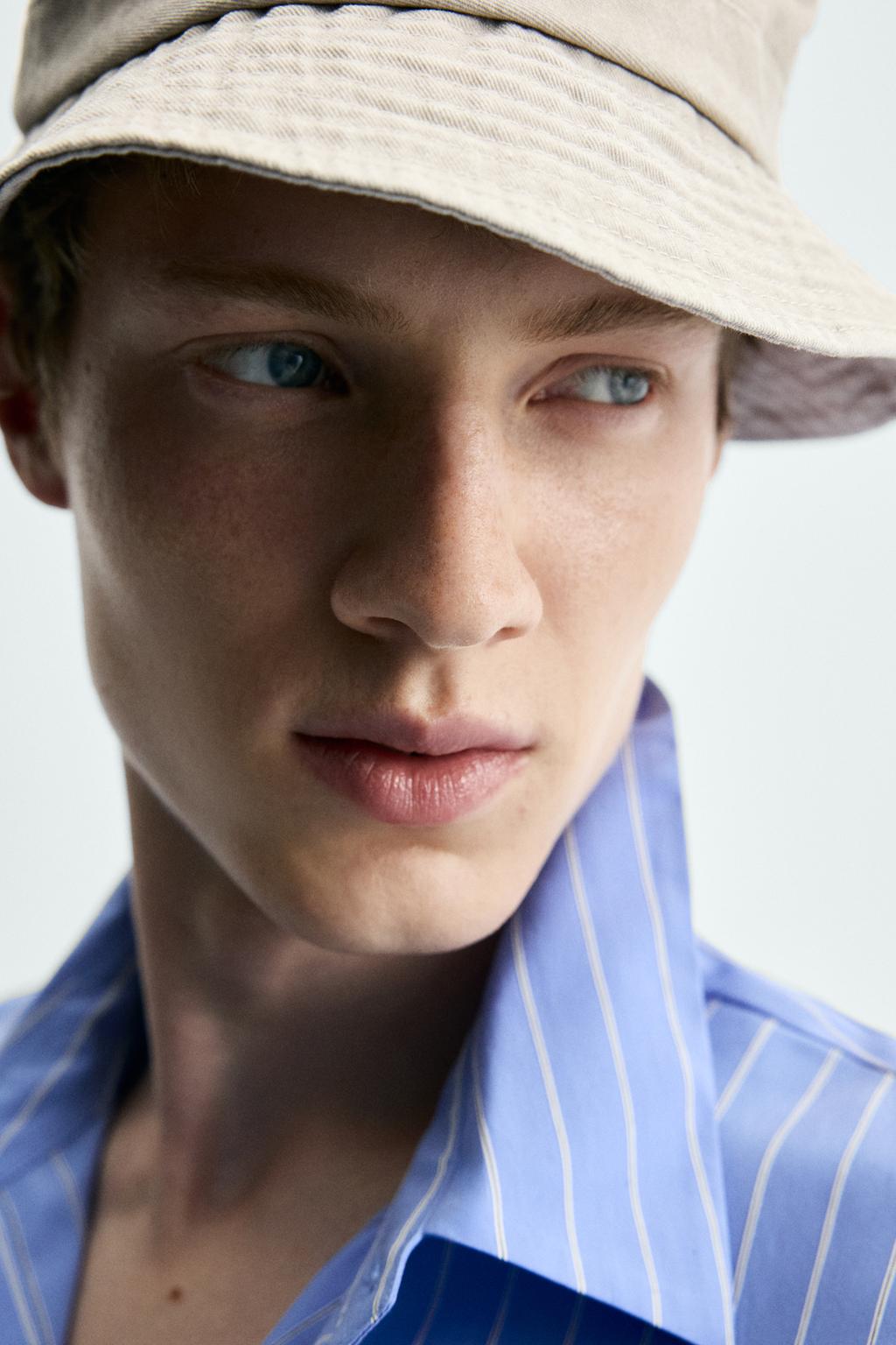 РУБАШКА В ПОЛОСКУ С КАРМАНОМ