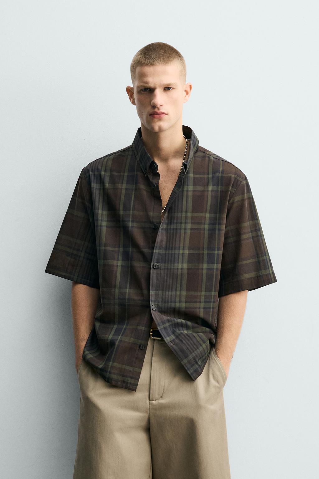 РУБАШКА REGULAR FIT В КЛЕТКУ