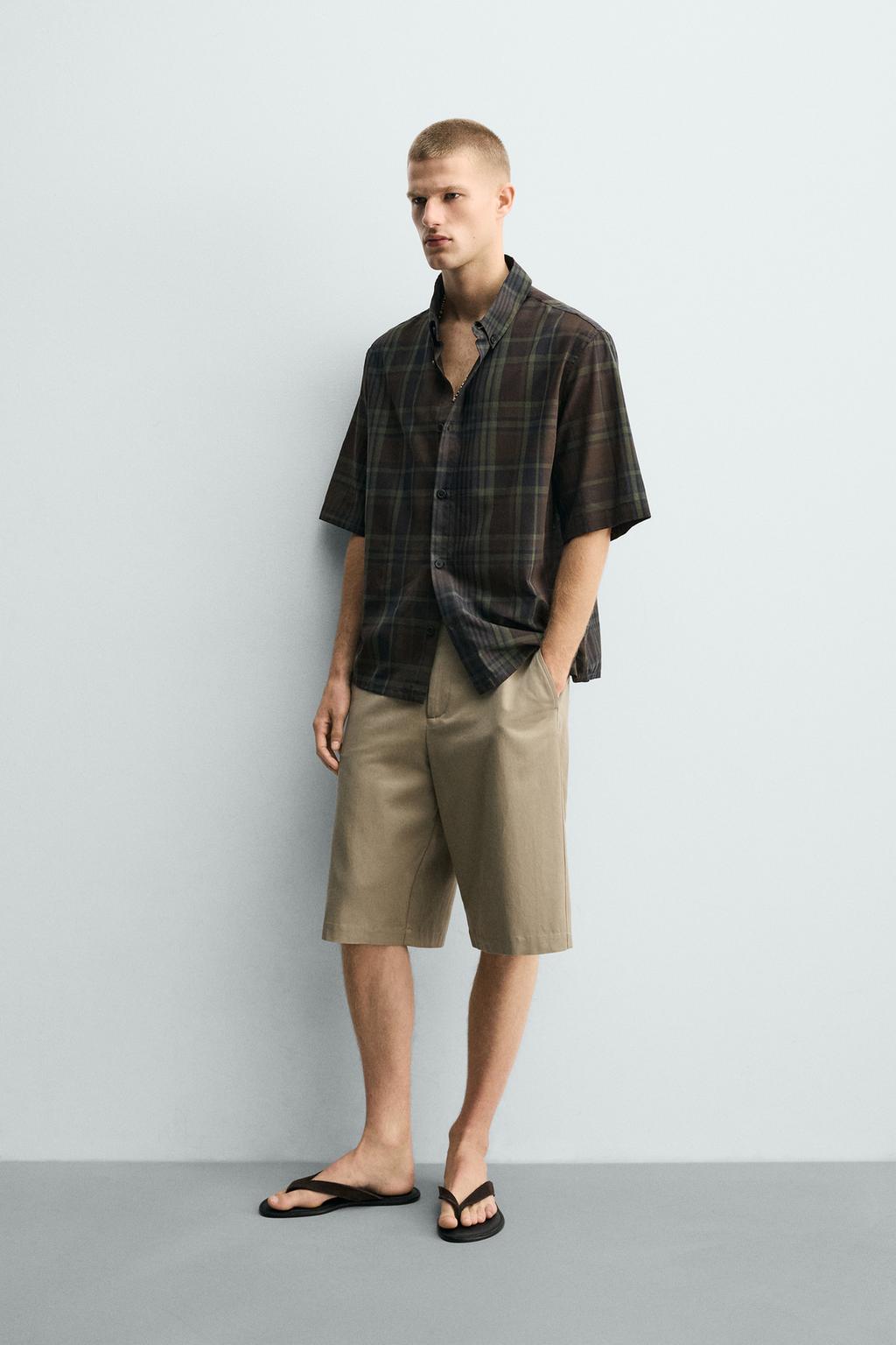 РУБАШКА REGULAR FIT В КЛЕТКУ