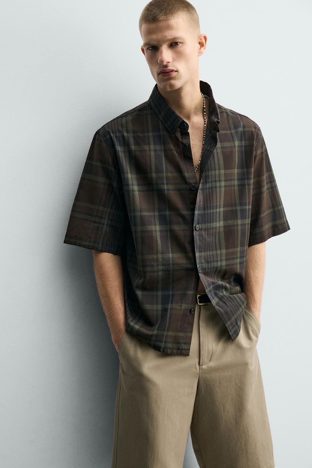 РУБАШКА REGULAR FIT В КЛЕТКУ
