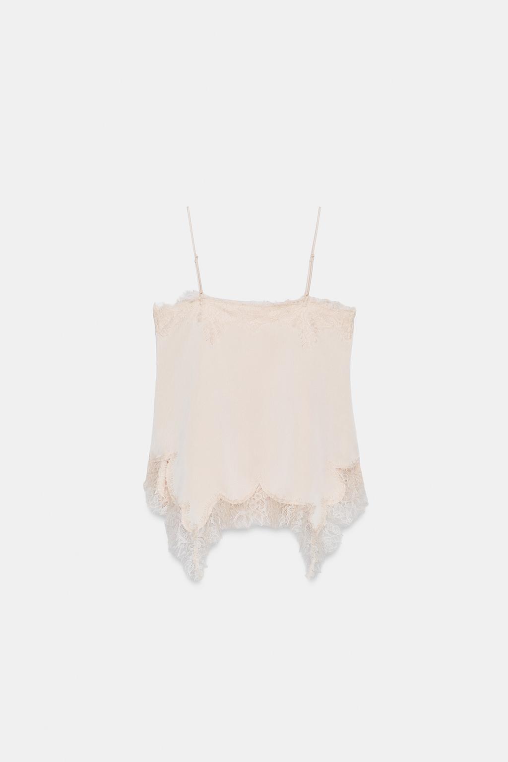 ТОП В БЕЛЬЕВОМ СТИЛЕ С КРУЖЕВОМ — ZW COLLECTION