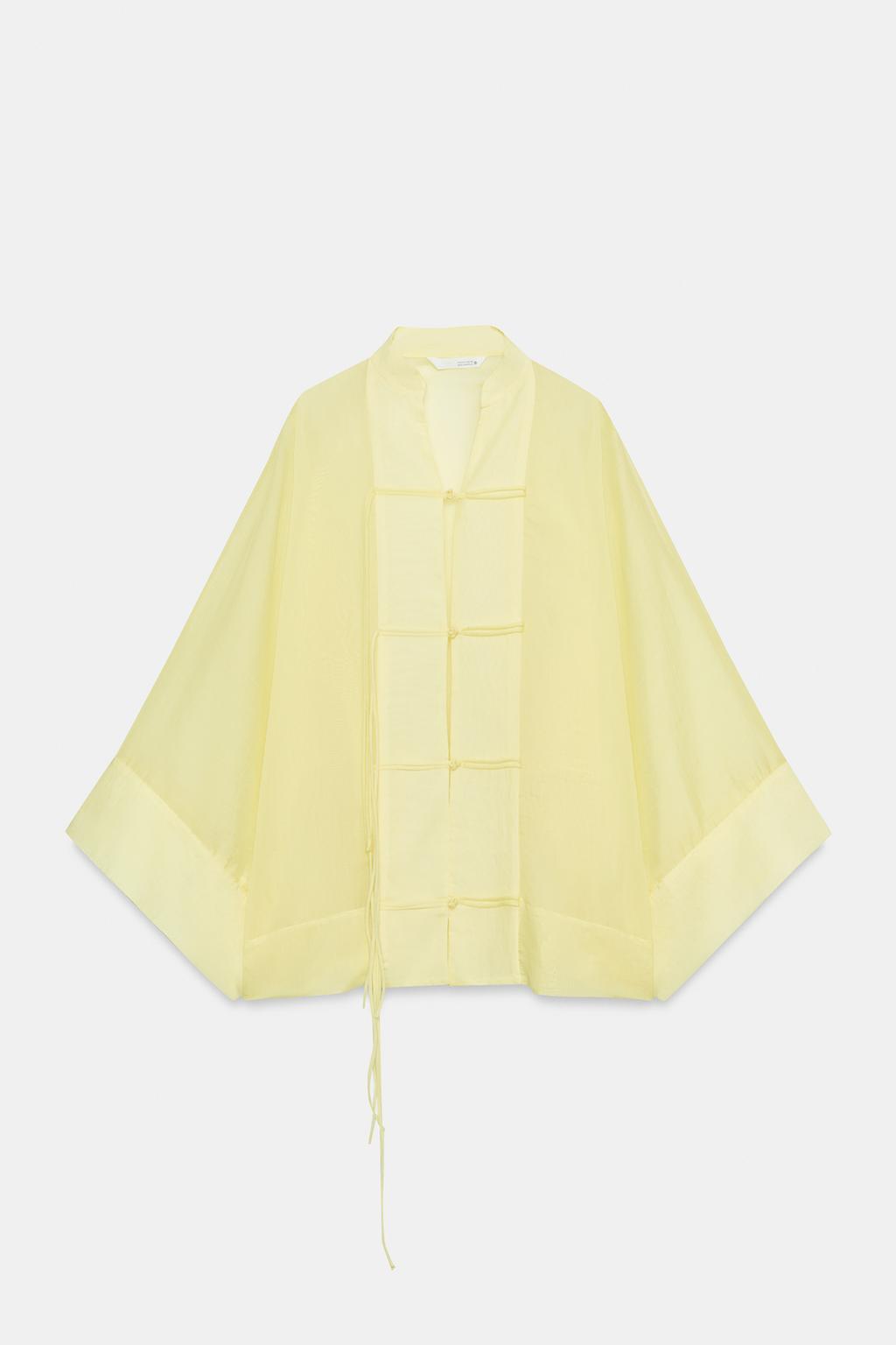 СВОБОДНАЯ БЛУЗА С ЗАСТЕЖКАМИ — ZW COLLECTION