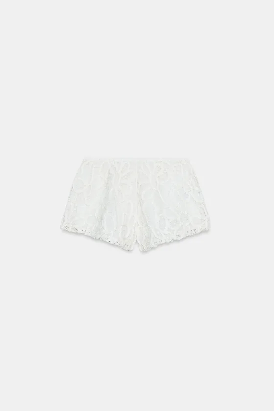 ШОРТЫ С ВЫШИВКОЙ коллекция Zara «ZW»