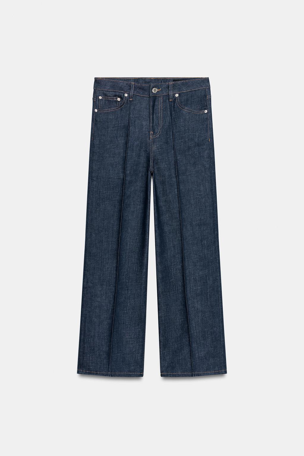 ДЖИНСЫ WIDE LEG С ВЫСОКОЙ ПОСАДКОЙ — ZW COLLECTION