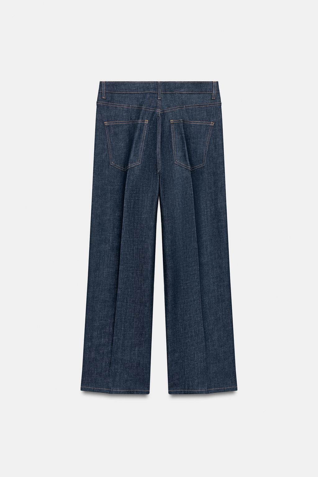 ДЖИНСЫ WIDE LEG С ВЫСОКОЙ ПОСАДКОЙ — ZW COLLECTION