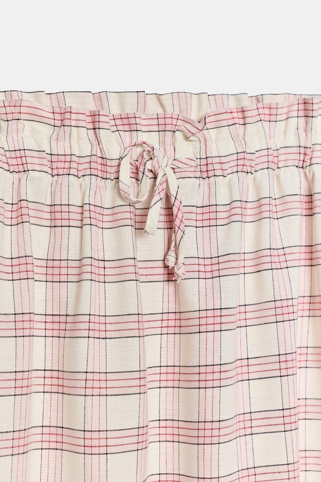 ЮБКА МИДИ В КЛЕТКУ — ZW COLLECTION