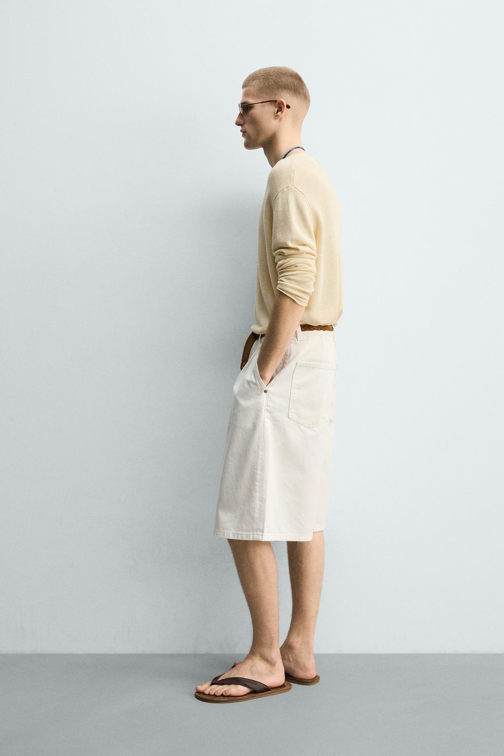 ШОРТЫ RELAXED FIT СО СКЛАДКАМИ