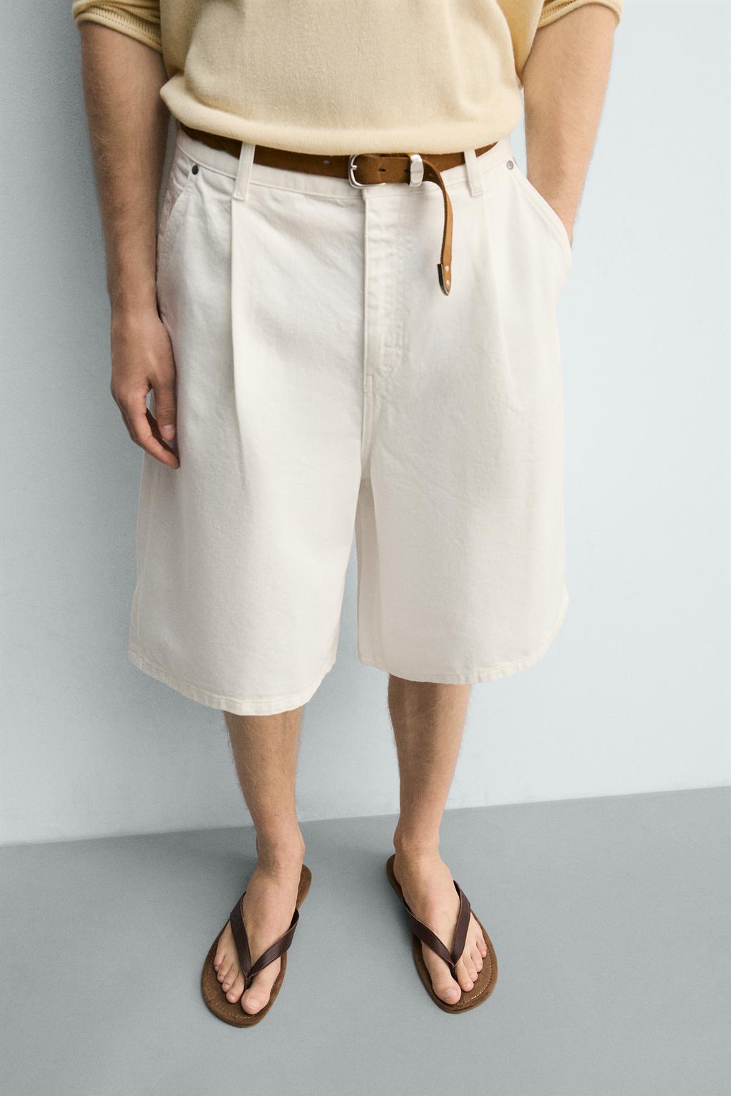 ШОРТЫ RELAXED FIT СО СКЛАДКАМИ