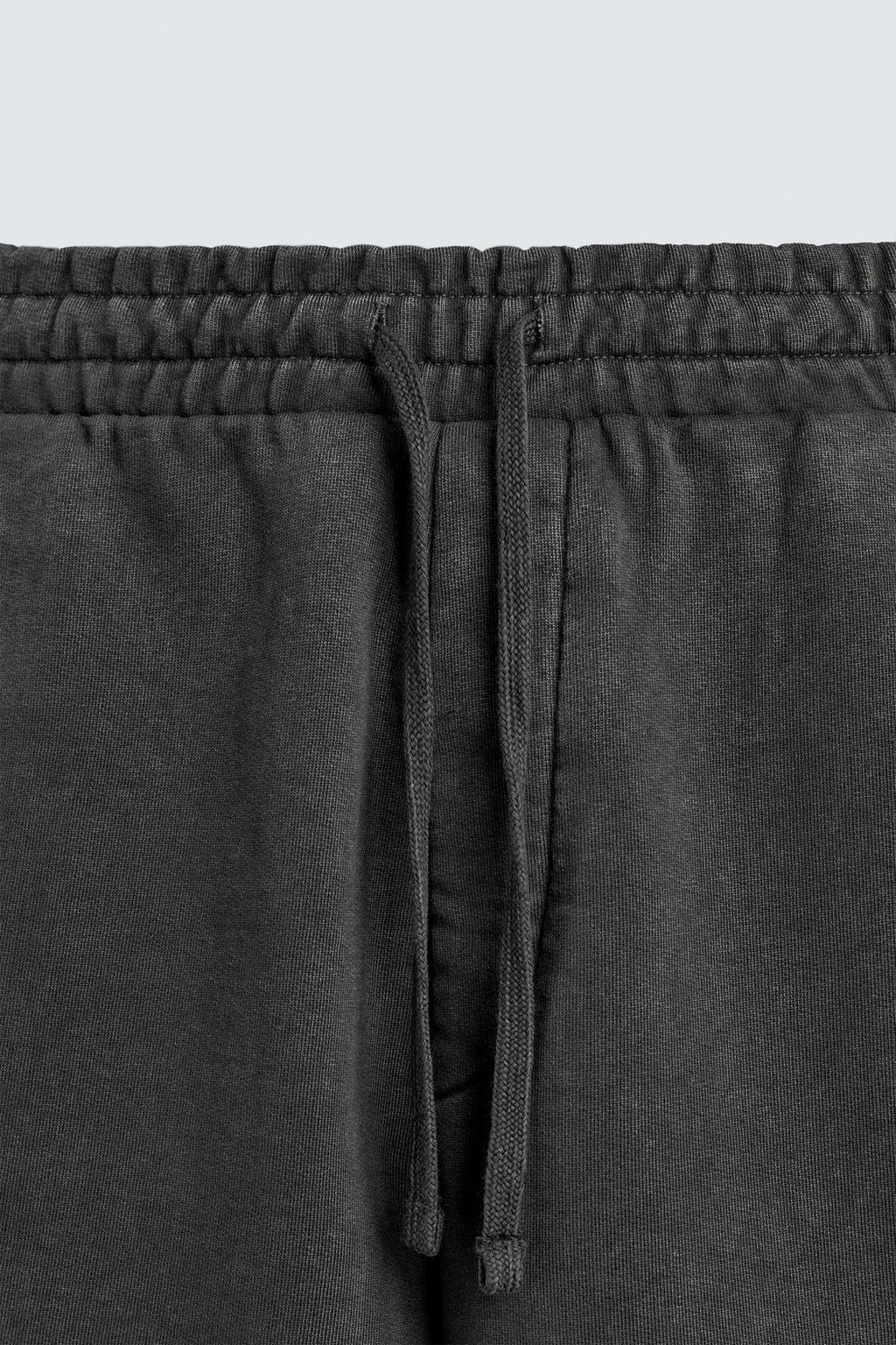 ШОРТЫ-ДЖОГГЕРЫ RELAXED FIT С ЭФФЕКТОМ ПОТЕРТОСТИ