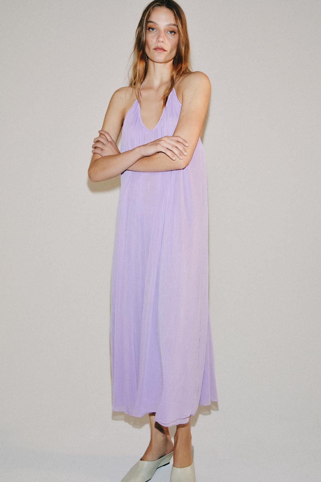 ДЛИННОЕ ПЛАТЬЕ НА БРЕТЕЛЯХ — ZW COLLECTION