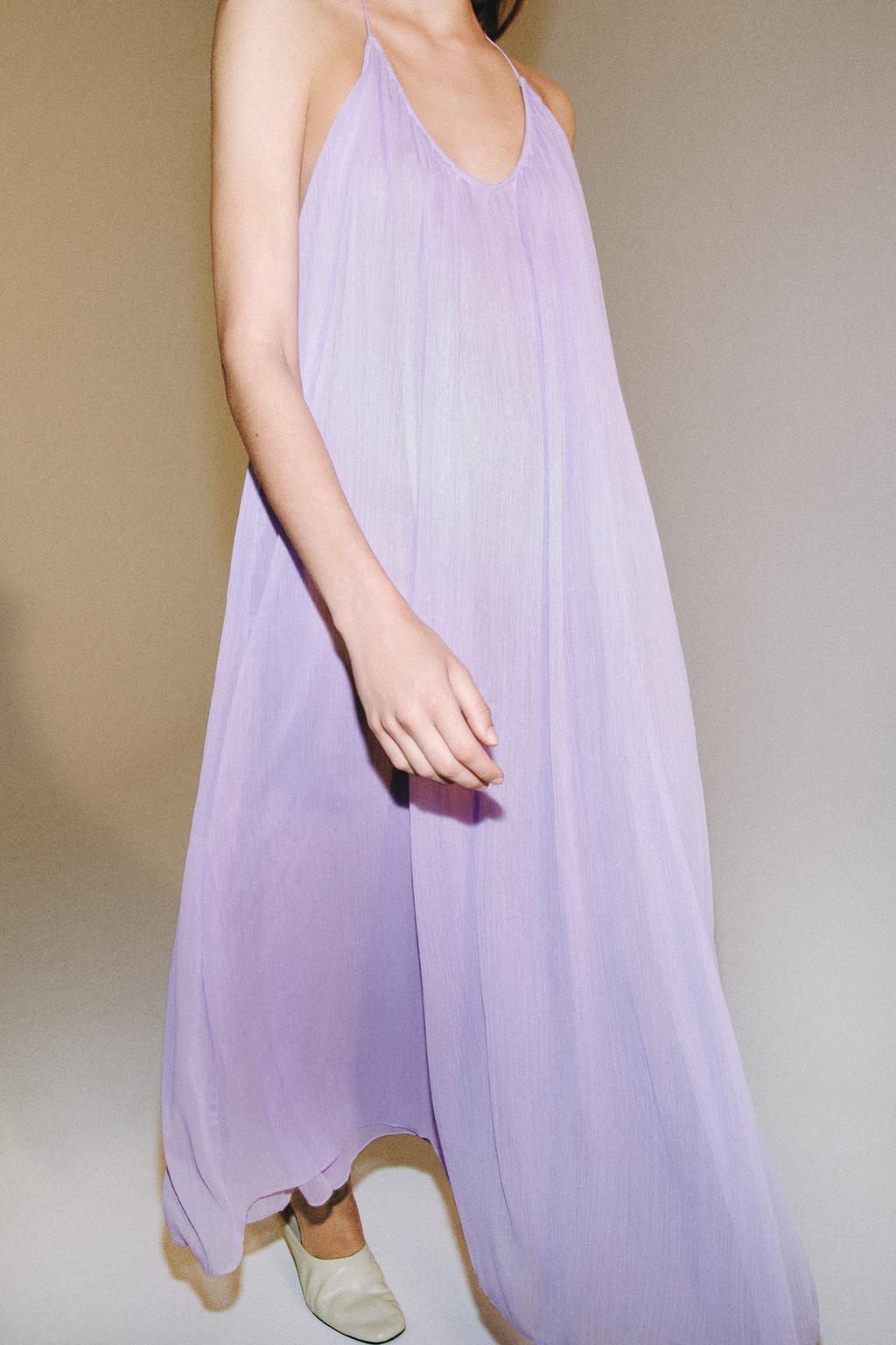 ДЛИННОЕ ПЛАТЬЕ НА БРЕТЕЛЯХ — ZW COLLECTION