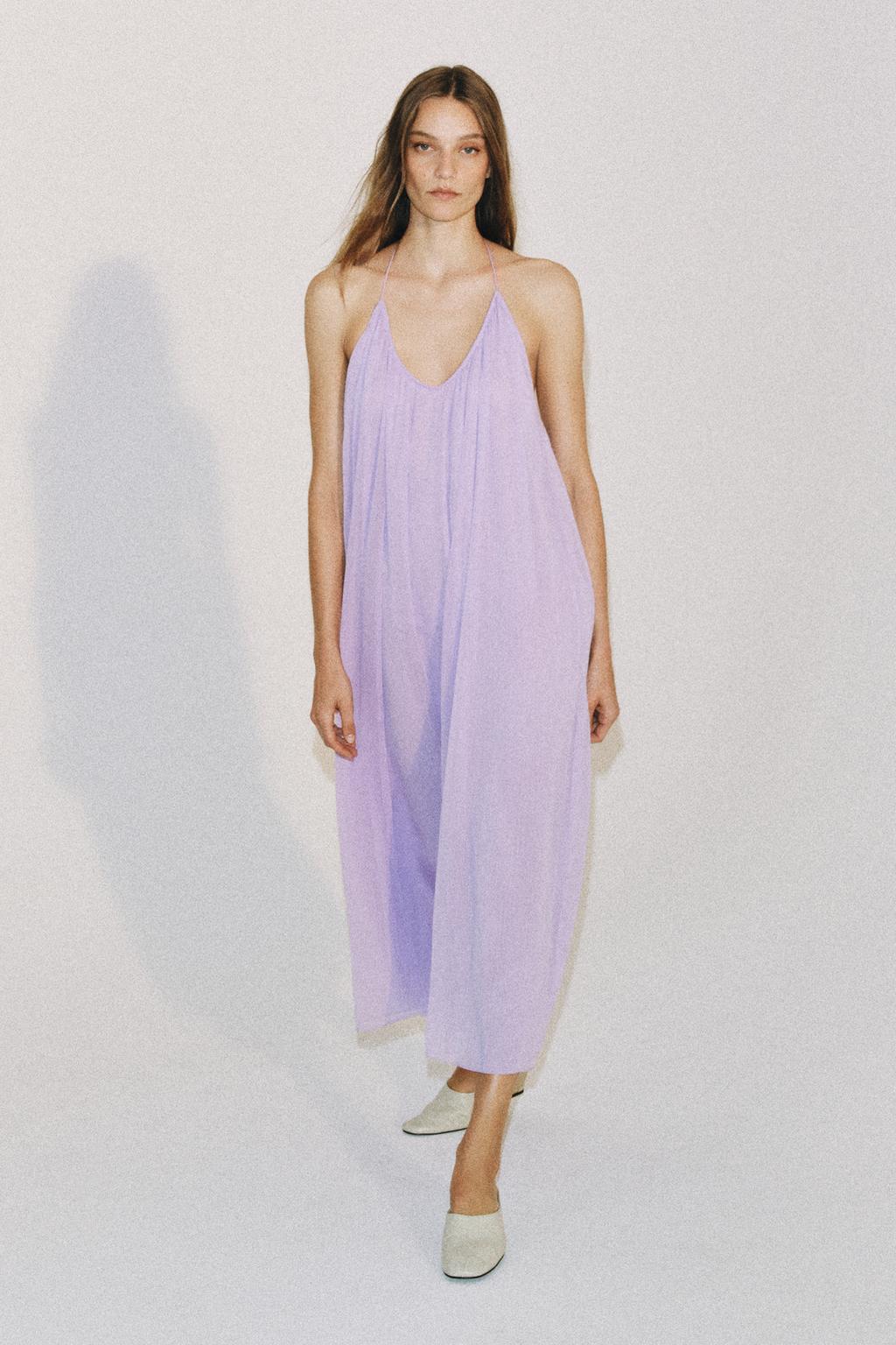 ДЛИННОЕ ПЛАТЬЕ НА БРЕТЕЛЯХ — ZW COLLECTION
