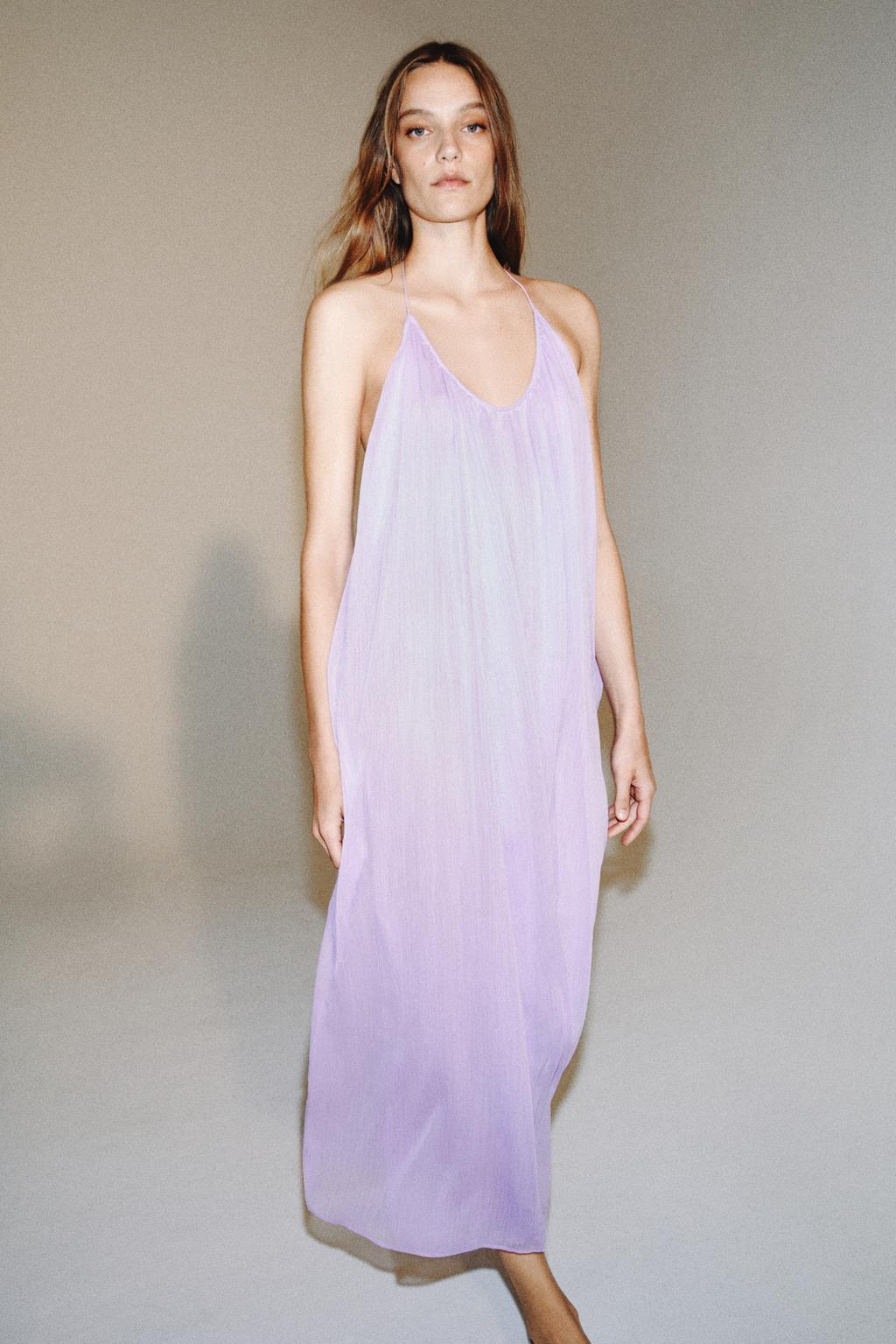 ДЛИННОЕ ПЛАТЬЕ НА БРЕТЕЛЯХ — ZW COLLECTION
