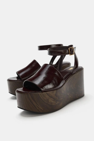 Купить Zara Платформенные сандалии