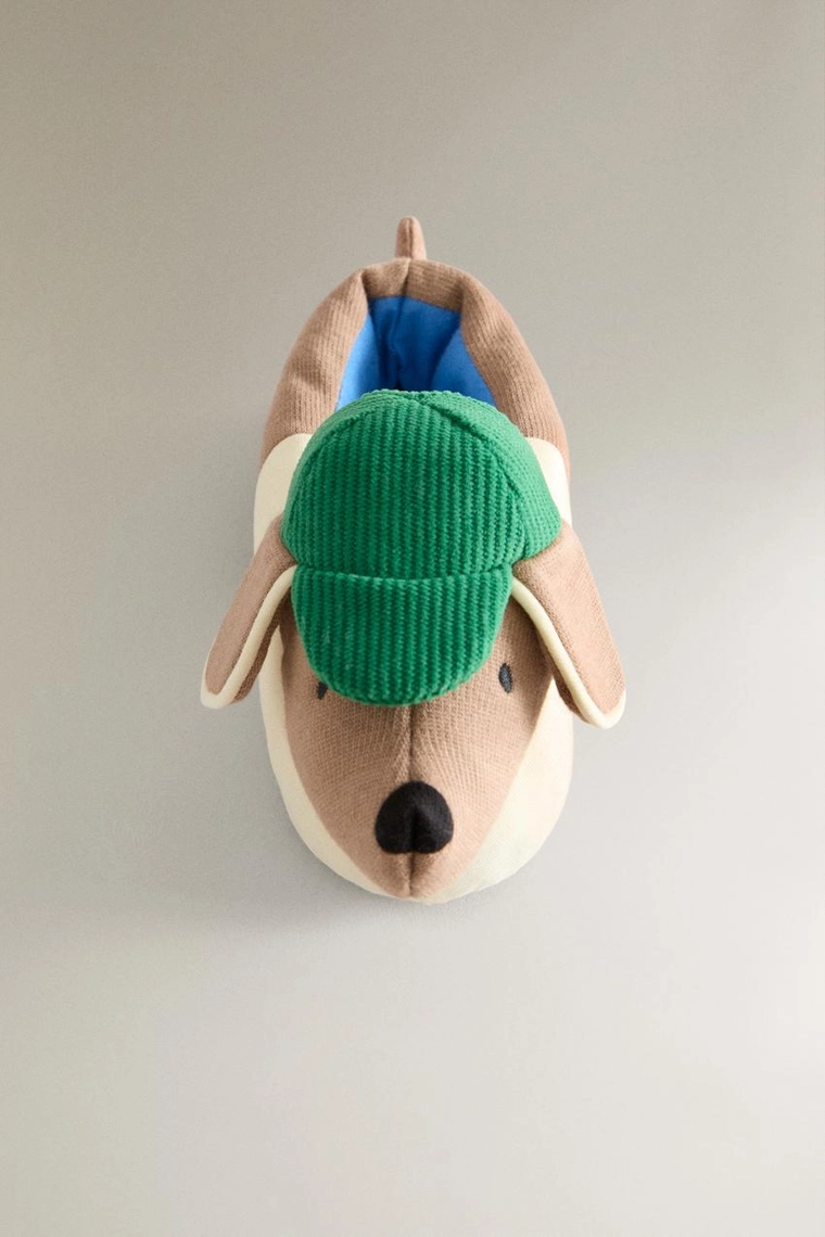 Детские летние тапочки с собакой