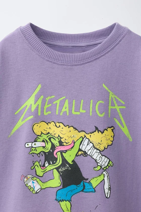 ФУТБОЛКА С ПРИНТОМ METALLICA ©