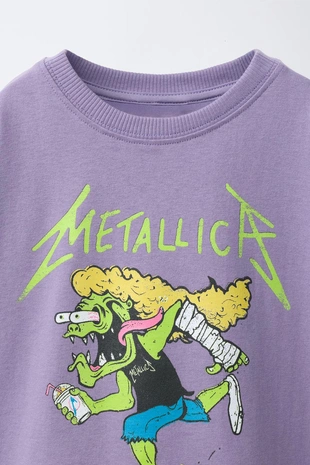 Футболка с принтом Metallica ©- Заказать в России