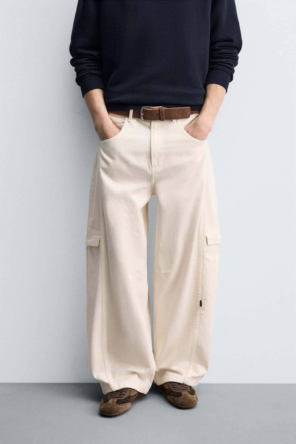 БРЮКИ КАРГО BAGGY FIT СО ШВАМИ