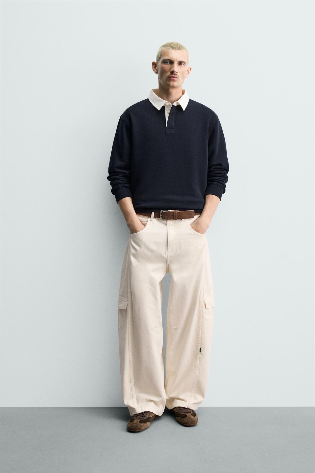 БРЮКИ КАРГО BAGGY FIT СО ШВАМИ